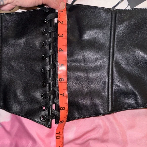 NWT Dolls Kill Widow Bound By Soul Waist Cincher Corset Size L/XL - Picture 9 of 15